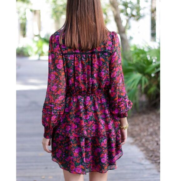 Allison New York Tiered Floral Dress Size XS - Picture 5 of 7